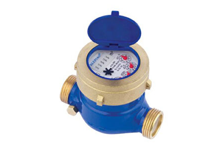Klepsan KVS 12K 3/4 110 mm 2,5m3/h Kuru Tip Çok Hüzmeli Soğuk Su Sayaçları