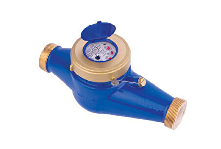 Klepsan KVS 18K 1 1/2 300 mm 16m3/h Kuru Tip Çok Hüzmeli Soğuk Su Sayaçları