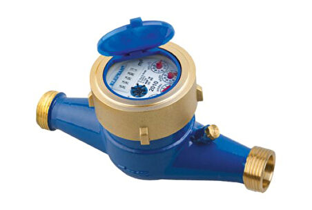 Klepsan KVS 5K-R160 3/4 190mm 2,5m3/h Kuru Tip Çok Hüzmeli Soğuk Su Sayaçları R160