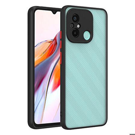 Xiaomi Redmi 12C Kılıf Mat Yüzey Kamera Korumalı Silikon