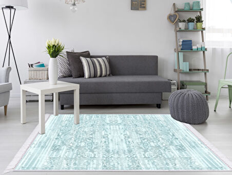 Dekoreko İnci Halı Dijital Saçaklı 1824 Desen 1