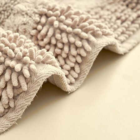 ALANUR HOME TRİO BUKLE COTTON 2'Lİ PASPAS TAKIMI CAPPUCİNO