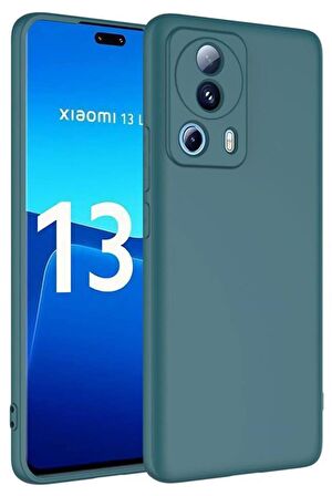 Xiaomi Mi 13 Lite Kılıf Lansman Tasarım İç Yüzeyi Kadife Silikon