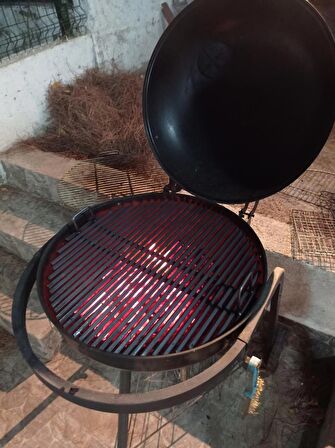 47 cm Yuvarlak Daire Döküm Küre Mangal Nusret Izgarası Blooma,Weber,Grillstar,Robust  uygun