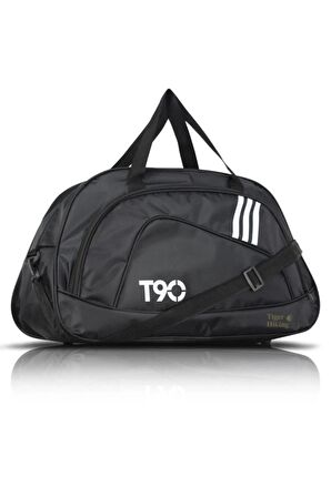 Unisex T90 İki Bölme Büyük Spor Çanta Su Geçirmez  Uzun Askılı Astarlı 63x35x24