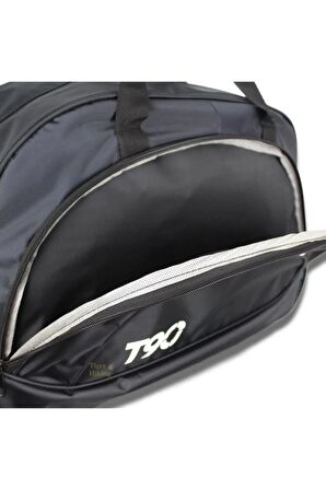 Unisex T90 İki Bölme Büyük Spor Çanta Su Geçirmez  Uzun Askılı Astarlı 63x35x24