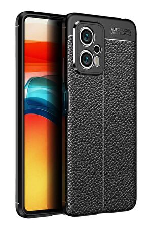 Xiaomi Poco X4 GT Kılıf Deri Desenli Kamera Korumalı Silikon