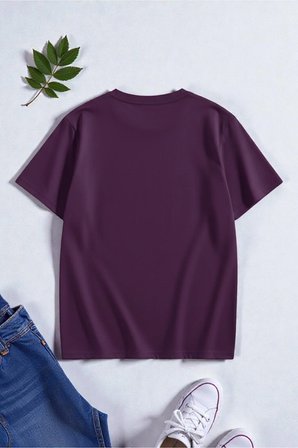 Unisex Tüy Baskılı T-shirt