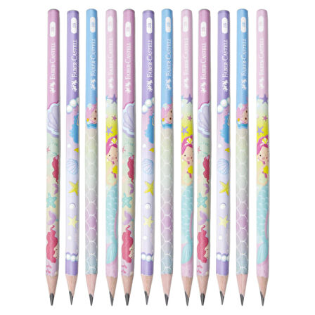 Faber-Castell Denizkızı 2B Yuvarlak Kurşun Kalem 12 Adet 59257