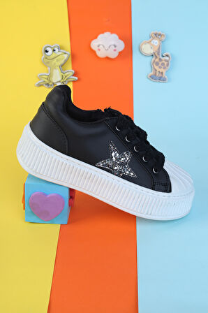 Kız Esnek Taban Rahat Nefes Alır Sade Çocuk Spor Ayakkabı Kız Çocuk Sneaker Ayakkabı  