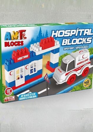 Süper Eğlenceli Hastane Blocks Set - 40 Parça