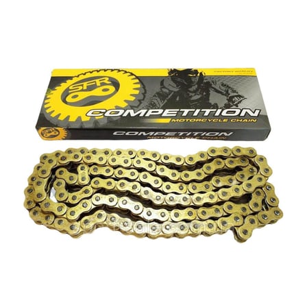 Motosiklet Zinciri 428H 128 Bakla Oringli Sfr Gold