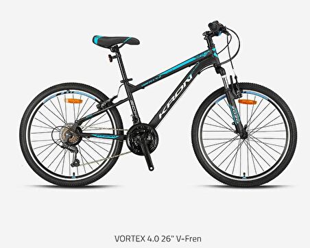 VORTEX 4.0 - 26  MTB - 16' - 21 Vites - V.B. - Mat Siyah-Gri/Mavi