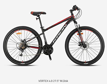 VORTEX 4.0 - 27.5  MTB - 16' - 21 Vites - M.DISC - Mat Siyah-Gri/Kırmızı