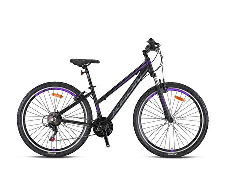 XC 75 - 26" MTB Lady - 15' - 21 Vites - V.B. -  Mat Siyah-Füme/Mor