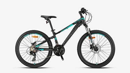 XC 100 - 26" MTB - 15' - 21 Vites - H.DISC - Mat Siyah-Gri/Turkuaz