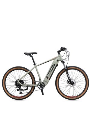 Loop EXPLORER - 27.5 - MTB - 9 Vites - H.Disc - Elektrikli - Parlak Bej-Kırmızı/Siyah