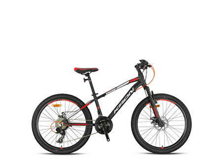 XC 75 - 24  MTB - 13' - 21 Vites - V.B - Mat Siyah-Gri/Kırmızı