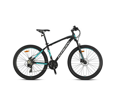 XC 100 - 26  MTB - 14' - 21 Vites - H.DISC - Mat Siyah-Gri/Turkuaz