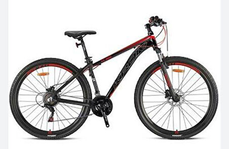 XC 100 - 27.5" MTB - 19' - 21 Vites - H.DISC - Siyah-Gri/Kırmızı