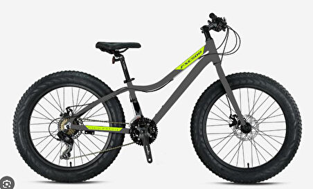 FXC 500 - 26'' MTB - 17'' - 21 Vites - H.DISC - Nardo Gri - Siyah/Neon Sarı