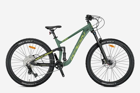 EL NINO - 29" MTB Full Sus. - 425mm - 11 Vites - H.Disc - Mat Haki-Siyah / Yeşil