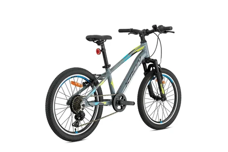 KRON XC 75 - 20 MTB - 11' - 7 Vites -M.Disc - Nardo Gri/Neon Sarı-Siyah-Mavi