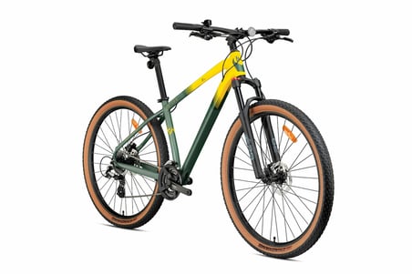 KRON XC 150 - 29  MTB - 17' - 24 Vites - H.Disc - Mat Yeşil/Sarı-Füme-Sarı