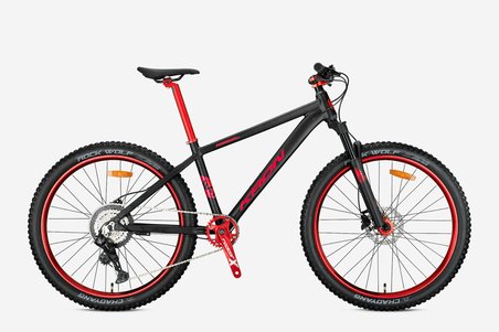 REBEL - 26" MTB - 15' - 8 Vites - H.Disc - Siyah/Kırmızı