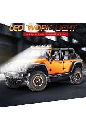 Unichrome Dc 12-24v Su Geçirmez Çift Sıra 24 Led Off Road Spot Lambası 72w