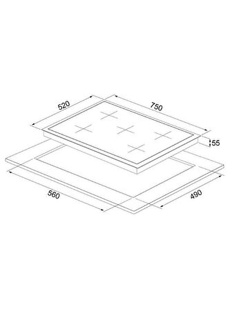 Silverline CS5801E7B01 Siyah Gazlı Ankastre Ocak