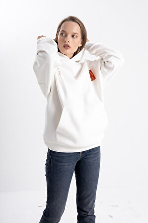 Unisex Cactus Jack Baskı Kapşonlu Sweatshirt