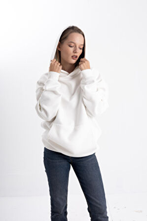 Unisex Cactus Jack Baskı Kapşonlu Sweatshirt