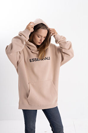 Unisex Essentials Kapşonlu Sweatshirt