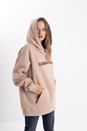 Unisex Essentials Kapşonlu Sweatshirt