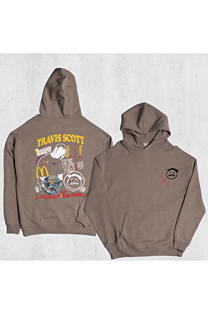 Unisex Cactus Travis sc. Kapşonlu Sweatshirt