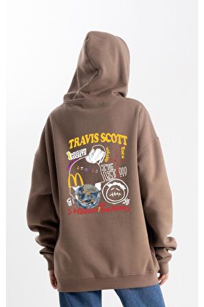 Unisex Cactus Travis sc. Kapşonlu Sweatshirt