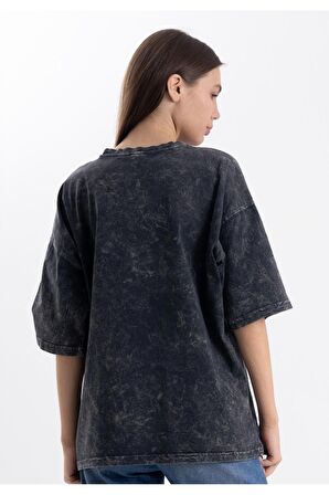 Unisex Eskitme Love Metalica Tshirt