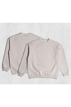 Unisex Taş Sweatshirt Oversize