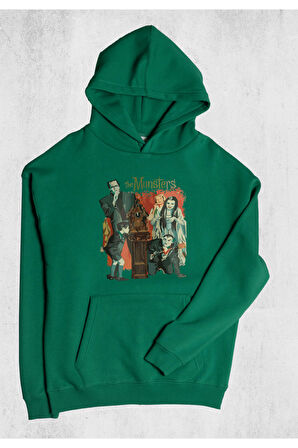Unisex The Munsters Kapüşonlu Sweatshirt