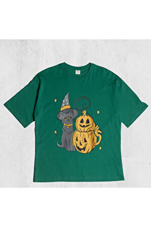 Unisex Cat Halloween Tshirt