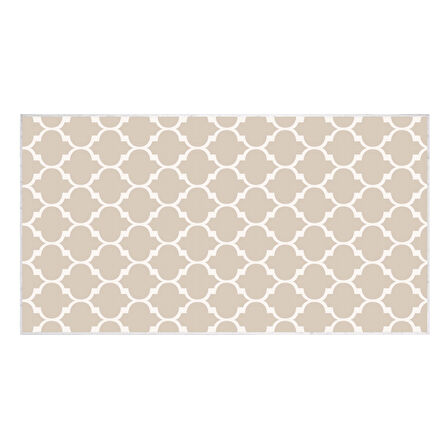 Dekoreko İnci Halı Dijital Saçaksız 2025 Beyaz-