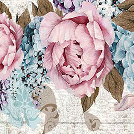 Dekoreko İpek Halı Dijital Saçaklı 1821 Desen 1