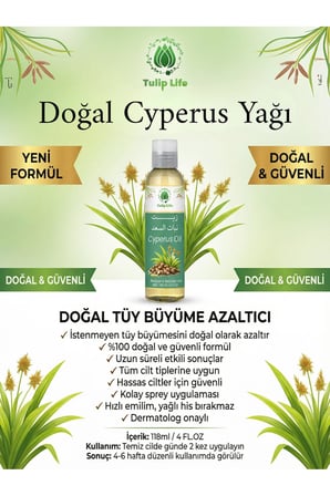 Tüy Azaltıcı Dökücü Incetici Saad Oil ( Cyperus Rotundus Oil ) 118 ml