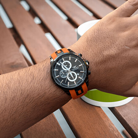 FERRO FER31380D-ZL Slikon Kordon Erkek Kol Saati