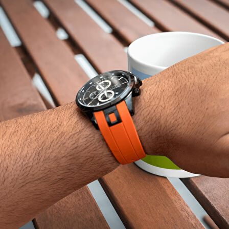 FERRO FER31380D-ZL Slikon Kordon Erkek Kol Saati