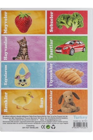 İlk 50 Sözcük Kart Bebekler İçin Öğrenme Konuşma Yardımcı Flash Cards Eğitici Kartlar