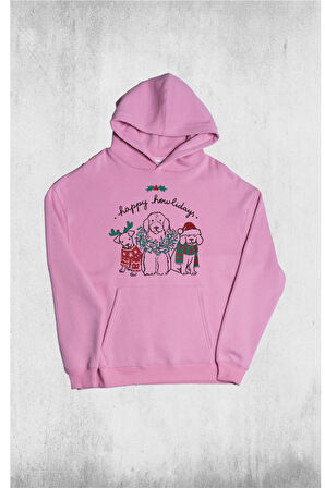 Unisex Howliday Kapüşonlu Sweatshirt