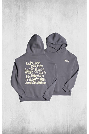 Unisex KSG Kapüşonlu Sweatshirt