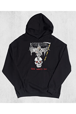 Unisex Yezuş Kapüşonlu Sweatshirt